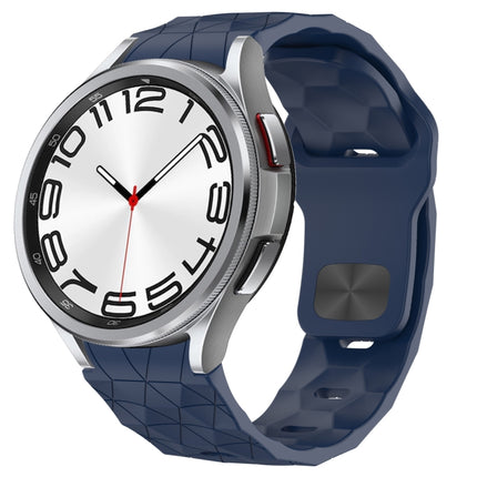 Football Texture Reverse Buckle Silicone Watch Band, For Samsung Galaxy Watch FE 40mm, For Samsung Galaxy Watch 7 44mm, For Samsung Galaxy Watch 7 40mm, For Samsung Galaxy Watch 6 Classic 47mm
