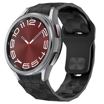 Football Texture Reverse Buckle Silicone Watch Band, For Samsung Galaxy Watch 6 44mm, For Samsung Galaxy Watch 6 40mm, For Samsung Galaxy Watch 6 Classic 43mm, For Samsung Galaxy watch 5 Pro Golf Edition