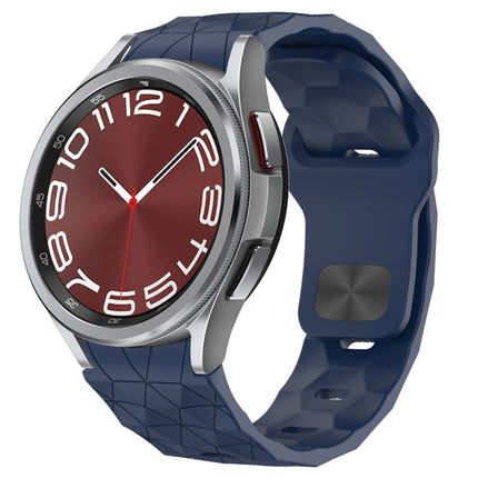 Football Texture Reverse Buckle Silicone Watch Band, For Samsung Galaxy Watch 6 44mm, For Samsung Galaxy Watch 6 40mm, For Samsung Galaxy Watch 6 Classic 43mm, For Samsung Galaxy watch 5 Pro Golf Edition