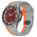 For Samsung Galaxy Watch 6 Classic 43mm / Grey Orange