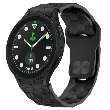 Football Texture Reverse Buckle Silicone Watch Band, For Samsung Galaxy Watch 6 44mm, For Samsung Galaxy Watch 6 40mm, For Samsung Galaxy Watch 6 Classic 43mm, For Samsung Galaxy watch 5 Pro Golf Edition