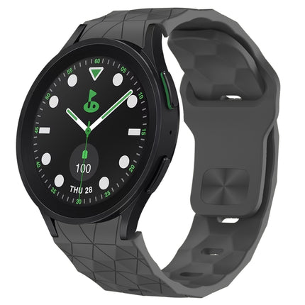 Football Texture Reverse Buckle Silicone Watch Band, For Samsung Galaxy Watch 6 44mm, For Samsung Galaxy Watch 6 40mm, For Samsung Galaxy Watch 6 Classic 43mm, For Samsung Galaxy watch 5 Pro Golf Edition