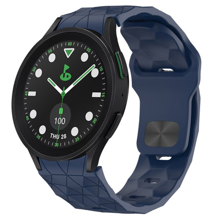 Football Texture Reverse Buckle Silicone Watch Band, For Samsung Galaxy Watch 6 44mm, For Samsung Galaxy Watch 6 40mm, For Samsung Galaxy Watch 6 Classic 43mm, For Samsung Galaxy watch 5 Pro Golf Edition