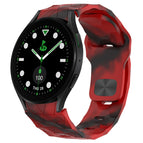 For Samsung Galaxy watch 5 Golf Edition / Camouflage Red
