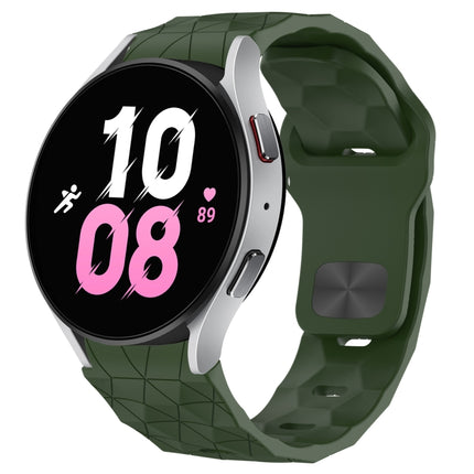 Football Texture Reverse Buckle Silicone Watch Band, For Samsung Galaxy watch 5 Golf Edition, For Samsung Galaxy Watch 5  44mm, For Samsung Galaxy Watch 5 Pro  45mm, For Samsung Galaxy Watch 5  40mm