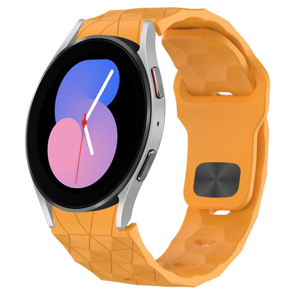 Football Texture Reverse Buckle Silicone Watch Band, For Samsung Galaxy watch 5 Golf Edition, For Samsung Galaxy Watch 5  44mm, For Samsung Galaxy Watch 5 Pro  45mm, For Samsung Galaxy Watch 5  40mm