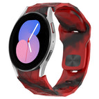 For Samsung Galaxy Watch 5  40mm / Camouflage Red
