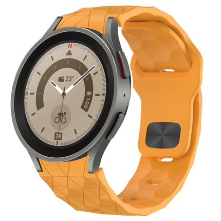 Football Texture Reverse Buckle Silicone Watch Band, For Samsung Galaxy watch 5 Golf Edition, For Samsung Galaxy Watch 5  44mm, For Samsung Galaxy Watch 5 Pro  45mm, For Samsung Galaxy Watch 5  40mm