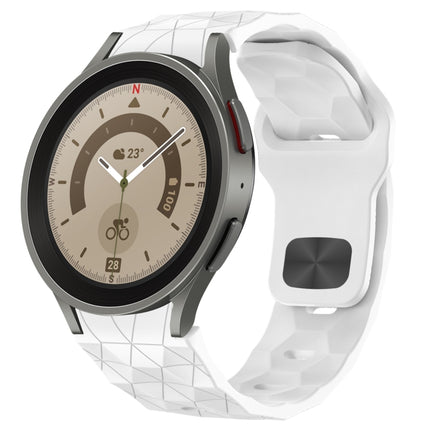 Football Texture Reverse Buckle Silicone Watch Band, For Samsung Galaxy watch 5 Golf Edition, For Samsung Galaxy Watch 5  44mm, For Samsung Galaxy Watch 5 Pro  45mm, For Samsung Galaxy Watch 5  40mm