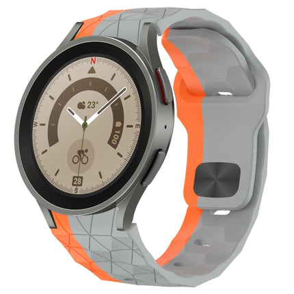 Football Texture Reverse Buckle Silicone Watch Band, For Samsung Galaxy watch 5 Golf Edition, For Samsung Galaxy Watch 5  44mm, For Samsung Galaxy Watch 5 Pro  45mm, For Samsung Galaxy Watch 5  40mm