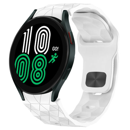 Football Texture Reverse Buckle Silicone Watch Band, For Samsung Galaxy Watch 4 44mm, For Samsung Galaxy Watch 4 40mm, For Samsung  Galaxy Watch 4 Classic 46mm, For Samsung  Galaxy Watch 4 Classic 42mm - DealBuddy