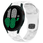 Football Texture Reverse Buckle Silicone Watch Band, For Samsung Galaxy Watch 4 44mm, For Samsung Galaxy Watch 4 40mm, For Samsung  Galaxy Watch 4 Classic 46mm, For Samsung  Galaxy Watch 4 Classic 42mm - DealBuddy