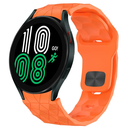 Football Texture Reverse Buckle Silicone Watch Band, For Samsung Galaxy Watch 4 44mm, For Samsung Galaxy Watch 4 40mm, For Samsung  Galaxy Watch 4 Classic 46mm, For Samsung  Galaxy Watch 4 Classic 42mm - DealBuddy
