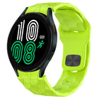Football Texture Reverse Buckle Silicone Watch Band, For Samsung Galaxy Watch 4 44mm, For Samsung Galaxy Watch 4 40mm, For Samsung  Galaxy Watch 4 Classic 46mm, For Samsung  Galaxy Watch 4 Classic 42mm - DealBuddy