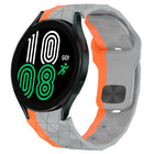 Football Texture Reverse Buckle Silicone Watch Band, For Samsung Galaxy Watch 4 44mm, For Samsung Galaxy Watch 4 40mm, For Samsung  Galaxy Watch 4 Classic 46mm, For Samsung  Galaxy Watch 4 Classic 42mm - DealBuddy