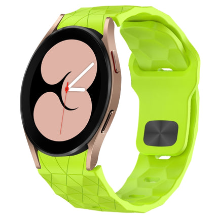 Football Texture Reverse Buckle Silicone Watch Band, For Samsung Galaxy Watch 4 44mm, For Samsung Galaxy Watch 4 40mm, For Samsung  Galaxy Watch 4 Classic 46mm, For Samsung  Galaxy Watch 4 Classic 42mm - DealBuddy