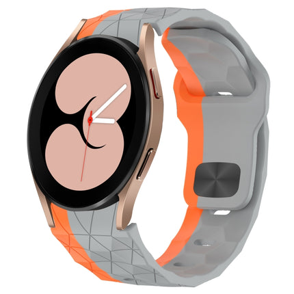 Football Texture Reverse Buckle Silicone Watch Band, For Samsung Galaxy Watch 4 44mm, For Samsung Galaxy Watch 4 40mm, For Samsung  Galaxy Watch 4 Classic 46mm, For Samsung  Galaxy Watch 4 Classic 42mm - DealBuddy