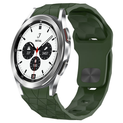 Football Texture Reverse Buckle Silicone Watch Band