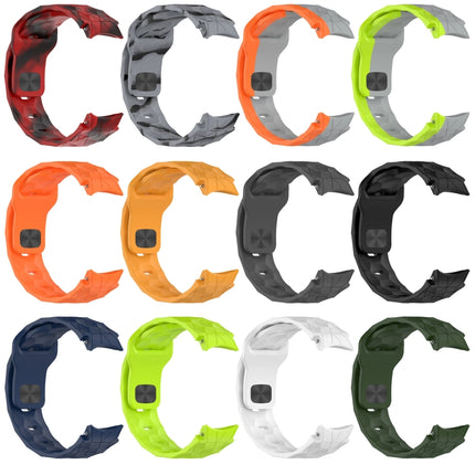 Football Texture Reverse Buckle Silicone Watch Band
