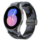 For Samsung Galaxy Watch 5 40 / 44mm / Black Gray Camouflage