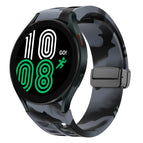 Fou Samsung Galaxy Watch 4 40 / 44mm / Black Gray Camouflage