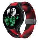 Fou Samsung Galaxy Watch 4 40 / 44mm / Black Red Camouflage