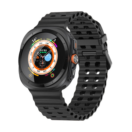 Ocean Dual Row Hole Silicone Watch Band, For Galaxy Watch Ultra2 2026 / 2025 / 1 2024