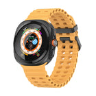 Ocean Dual Row Hole Silicone Watch Band, For Samsung Galaxy Watch Ultra 47mm / Ultra 2025 - DealBuddy