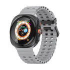 Ocean Dual Row Hole Silicone Watch Band