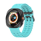 Ocean Dual Row Hole Silicone Watch Band