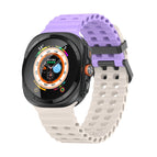 For Samsung Galaxy Watch Ultra 47mm / Ultra 2025 / Purple+Starlight