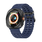 Ocean Dual Row Hole Silicone Watch Band
