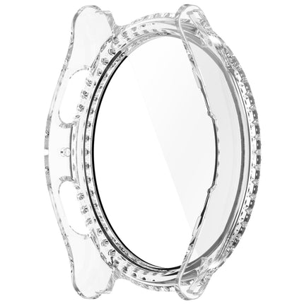 Single Row Diamond PC + Tempered Film Integrated Watch Protective Case - DealBuddy