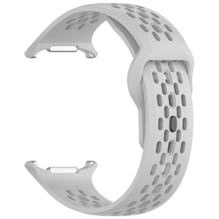 For Samsung Galaxy Watch Ultra 47mm Holes Style Square Buckle Solid Color Silicone Watch Band - DealBuddy