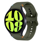 Flat Sewing Design Silicone Watch Band, For Samsung Galaxy Watch 6 40 / 44mm, For Sansung Galaxy Watch 5 Pro Golf Edition, For Samsung Galaxy Watch 5 Golf Edition, For Samsung Galaxy Watch 5 40 / 44mm