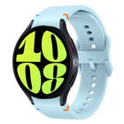 Flat Sewing Design Silicone Watch Band, For Samsung Galaxy Watch 6 40 / 44mm, For Sansung Galaxy Watch 5 Pro Golf Edition, For Samsung Galaxy Watch 5 Golf Edition, For Samsung Galaxy Watch 5 40 / 44mm