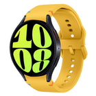 Flat Sewing Design Silicone Watch Band, For Samsung Galaxy Watch 6 40 / 44mm, For Sansung Galaxy Watch 5 Pro Golf Edition, For Samsung Galaxy Watch 5 Golf Edition, For Samsung Galaxy Watch 5 40 / 44mm