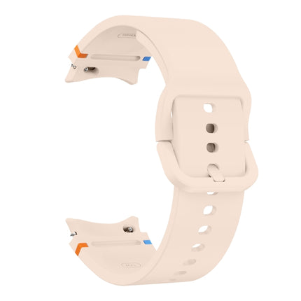 Flat Sewing Design Silicone Watch Band, For Sansung Galaxy Watch5 Pro 45mm, Fou Samsung Galaxy Watch 4 40 / 44mm, For Samsung Galaxy Watch 4 Classic 42 / 46mm - DealBuddy