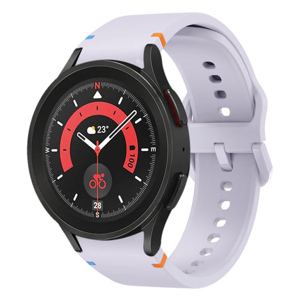 Flat Sewing Design Silicone Watch Band