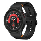 Flat Sewing Design Silicone Watch Band, For Sansung Galaxy Watch5 Pro 45mm, Fou Samsung Galaxy Watch 4 40 / 44mm, For Samsung Galaxy Watch 4 Classic 42 / 46mm - DealBuddy