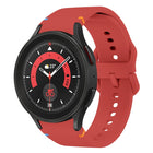 Flat Sewing Design Silicone Watch Band