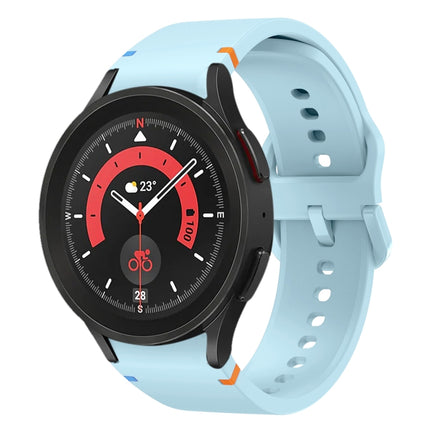 Flat Sewing Design Silicone Watch Band