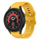 Flat Sewing Design Silicone Watch Band, For Sansung Galaxy Watch5 Pro 45mm, Fou Samsung Galaxy Watch 4 40 / 44mm, For Samsung Galaxy Watch 4 Classic 42 / 46mm - DealBuddy