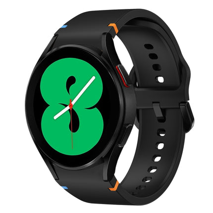 Flat Sewing Design Silicone Watch Band, For Sansung Galaxy Watch5 Pro 45mm, Fou Samsung Galaxy Watch 4 40 / 44mm, For Samsung Galaxy Watch 4 Classic 42 / 46mm - DealBuddy