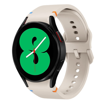 Flat Sewing Design Silicone Watch Band