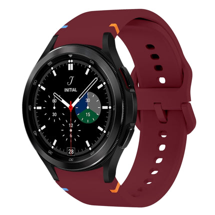 Flat Sewing Design Silicone Watch Band