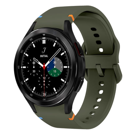 Flat Sewing Design Silicone Watch Band