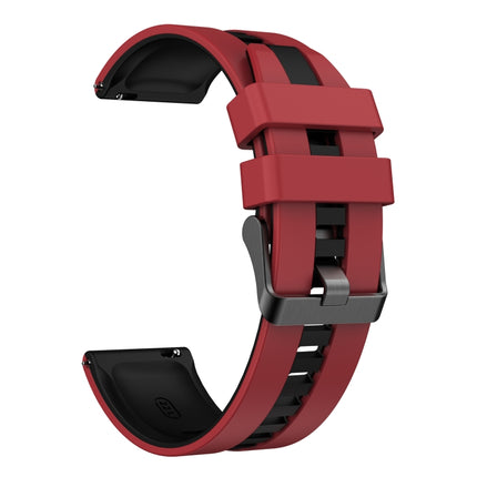 20mm Two Color Sports Silicone Watch Band, For Samsung  Galaxy Watch 4 Classic 42mm, For Samsung Galaxy Watch Active 2 44mm, For Samsung Galaxy Watch Active 2 40mm - DealBuddy