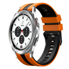 20mm Two Color Sports Silicone Watch Band, For Samsung  Galaxy Watch 4 Classic 42mm, For Samsung Galaxy Watch Active 2 44mm, For Samsung Galaxy Watch Active 2 40mm - DealBuddy