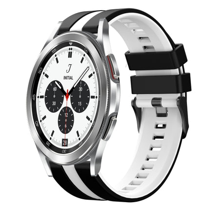 20mm Two Color Sports Silicone Watch Band, For Samsung  Galaxy Watch 4 Classic 42mm, For Samsung Galaxy Watch Active 2 44mm, For Samsung Galaxy Watch Active 2 40mm - DealBuddy